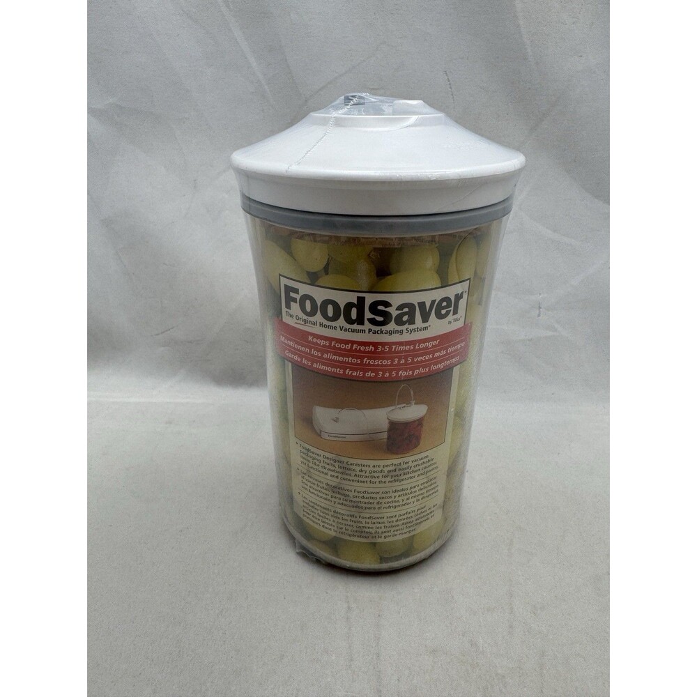 Foodsaver Food Saver 1 Quart Clear Canister Vacuum Packaging System NEW Sealed - Picture 3 of 5